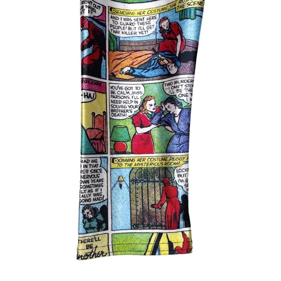 Blackmilk NWT Woman in Red Comic Strip Leggings - Medium - Picture 7 of 7